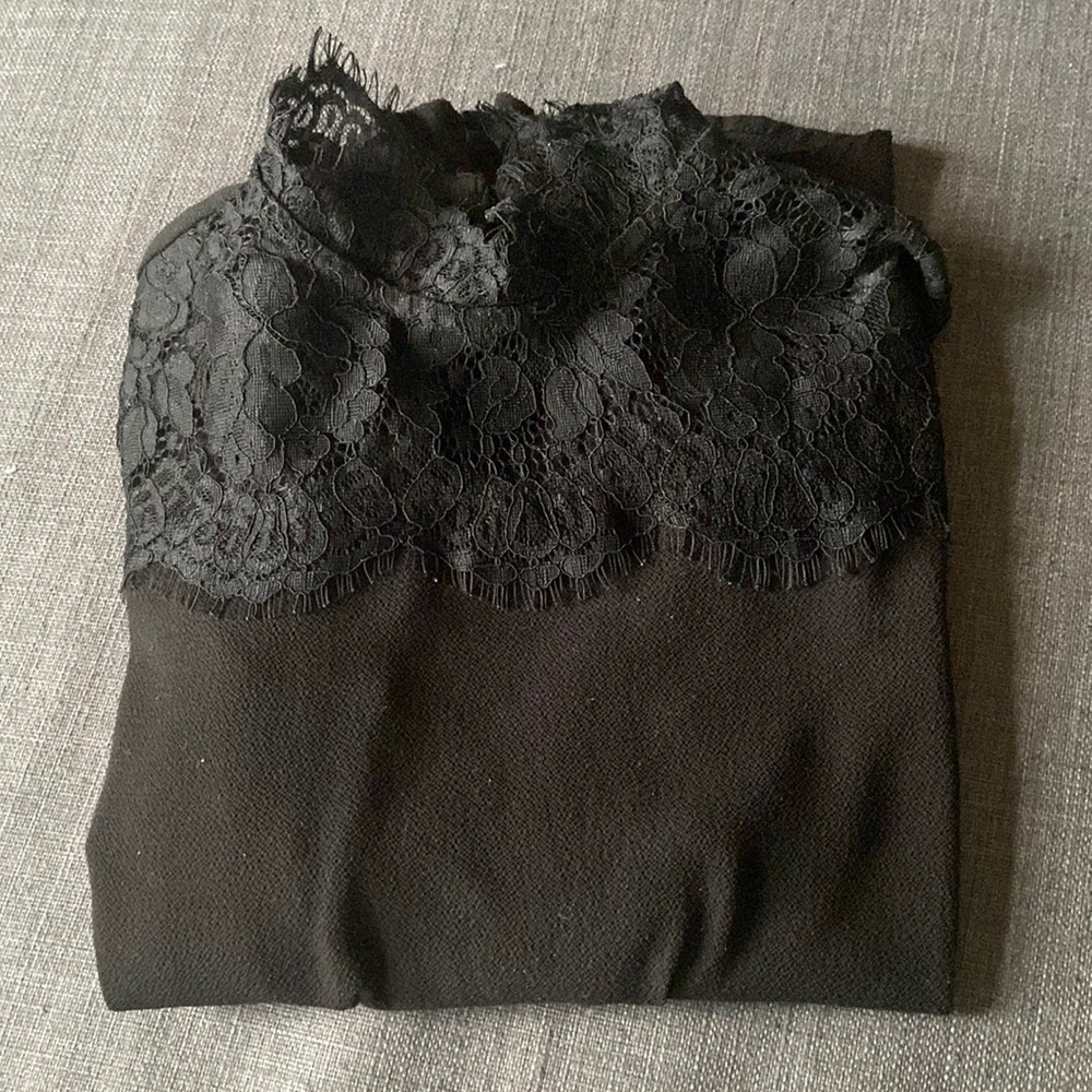 Luna Rae black lace top